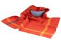 Preview: Geschirrtücher orange/rot/bordeaux rot, 50 x 70 cm, ungewaschen