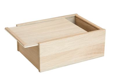 Wooden box, empty